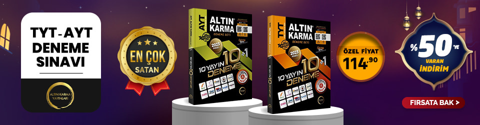 Altn karma, 2023 model tyt deneme