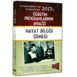 Hayat Bilgisi rnei retim Programlarnn Analizi Yarg Yaynlar