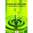 Edebi Metinlerin ncelenmesi ve retimi Elhan Kitap