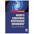 Modern Uygulamal Diferensiyel Denklemler zml Problemler Nobel Yaynlar
