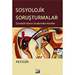 Sosyolojik Soruturmalar Gndelik Olann Analizinden Kesitler Siyasal Kitabevi