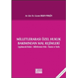 2015 Milletleraras zel Hukuk Bakmndan Mal Rejimleri Oniki Levha Yaynlar