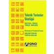 ngilizce Trke Trke ngilizceTeknik Terimler Szl Fono Yaynlar