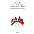 Trkede Macarlarla lgili Telif ve eviri Kitaplar Kitabevi Yaynlar
