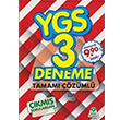 YGS Tamamı Çözümlü 3 Deneme Örnek Akademi Yayınları