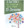 8. Snf TEOG 1 Din Kltr ve Ahlak Bilgisi 15 Deneme Ekip Yaynlar