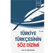 Trkiye Trkesinin Sz Dizimi Eitim Yaynevi