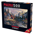 Anatolian Puzzle 500 Parça Vadinin Sonundaki Ev 3533