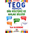 8. Snf TEOG Din Kltr ve Ahlak Bilgisi 4x4 16 Deneme FMS Yaynclk
