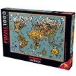 Anatolian Puzzle 1000 Para Kelebekli Dnya Haritas 1029