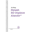 Siyaset Bir Düşünce Alanıdır Dedalus Kitap