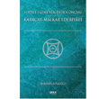 Sovyet Egemenliinden nceki Karaay Malkar Edebiyat Gece Kitapl
