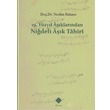 19. Yzyl Aklarndan Nideli Ak Tahiri Kmen Yaynlar