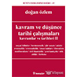 Kavram ve Dnce Tarihi almalar 2 nklap Kitabevi