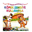 Komik Hayvanlar Serisi Kpek emsiye Kullanrsa Renkli Kalemler Yaynclk