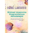 Bilimsel Aratrma Programlarnn Metodolojisi Alfa Yaynlar