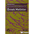 Osmanl Trkesi ve Eski Trk Edebiyat Dersleri in rnek Metinler Byyen Ay Yaynlar