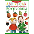 Asl ve Can ile kartmalar Yaptryor Boyuyorum Meyveler Sebzeler Marsk Kitap