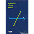 Aklayc Faktr Analizi Beta Yaynlar
