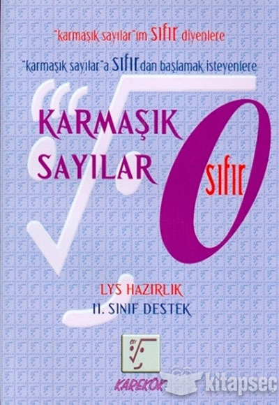 KarekÃ¶k YayÄ±nlarÄ± KarmaÅŸÄ±k SayÄ±lar ile ilgili gÃ¶rsel sonucu
