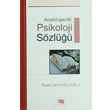 Ansiklopedik Psikoloji Szl An Yaynclk