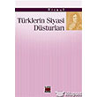 Trklerin Siyasi Dsturlar Elips Kitap