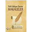 Trk Edebiyat zerine Makaleler Karahan Kitabevi
