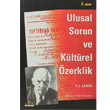 Ulusal Sorun ve Kltrel zerklik topya Yaynevi
