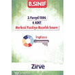 8. Snf TEOG 2 ngilizce 6 Deneme Snav Zirve Yaynlar