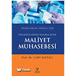 Tekdzen Hesap Planna Gre Maliyet Muhasebesi Umuttepe Yaynlar