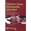 Dnem Sonu Muhasebe lemleri Siyasal Kitabevi
