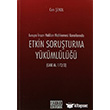 Avrupa nsan Haklar Mahkemesi Kararlarnda Etkin Soruturma Ykmll CMK m. 172/3 On ki Levha Yaynlar