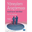 Yneylem Aratrmas Nicel Karar Teknikleri Nobel Yaynlar