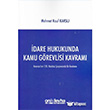 dare Hukukunda Kamu Grevlisi Kavram On ki Levha Yaynlar