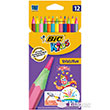 Bic Evolution Circus Kuru Boya Kalemi 12`li Kutu 8957893