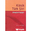Klasik Trk iiri Aratrmalar Aka Kitabevi