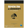 retim lke ve Yntemleri Nobel Yaynlar