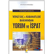 Vergi Su ve Kabahatleri Bakmndan Yorum ve spat Adalet Yaynevi