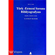 Trk Ermeni Sorunu Bibliyografyas Aras Yaynclk