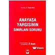 Anayasa Yargsnn Snrlar Sorunu Adalet Yaynevi