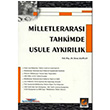 Milletleraras Tahkimde Usule Aykrlk Sekin Yaynevi