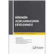 Hkmn Aklanmasnn Ertelenmesi Adalet Yaynevi