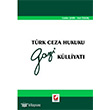 Trk Ceza Hukuku Gazi Klliyat Sekin Yaynevi