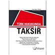 Trk Hukukunda Taksir Adalet Yaynevi