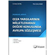 Ceza Yarglarnn Milletleraras Deeri Konusunda Avrupa Szlemesi Adalet Yaynevi