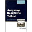Anayasay Deitirme Yetkisi Snrlar ve Denetimi Adalet Yaynevi