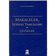 Makaleler, tihat Tahlilleri ve eviriler Adalet Yaynevi