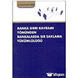 Banka Srr Kavram Ynnden Bankalarda Sr Saklama Ykmll Adalet Yaynevi