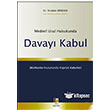 Medeni Usul Hukukunda Davay Kabul Adalet Yaynevi