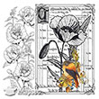 5833V Home Design 25x25 cm Transfer Artebella (Ak Zeminde Uygulanr.)
